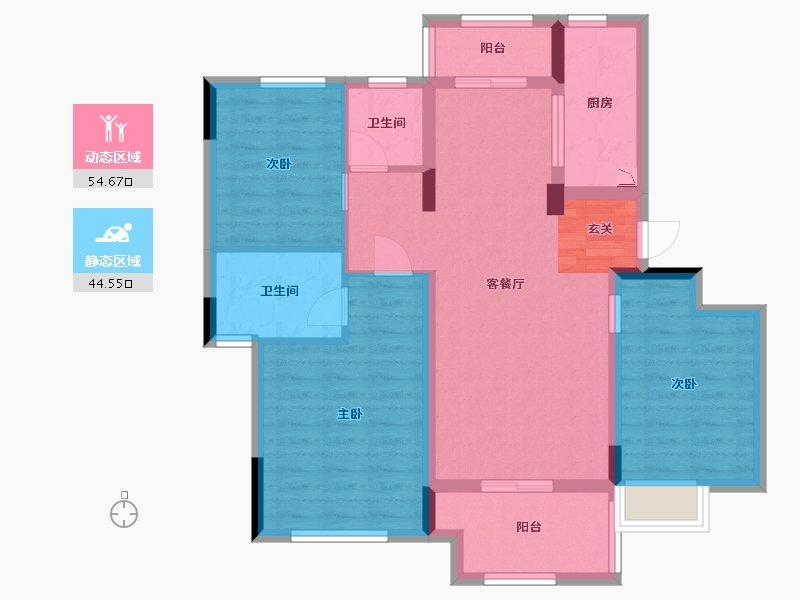 江西省-九江市-保利·庐山林语-88.00-户型库-动静分区