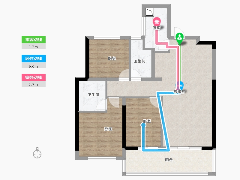 福建省-莆田市-保利林语溪-78.00-户型库-动静线