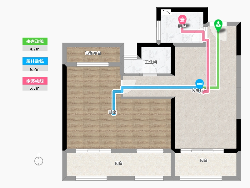 安徽省-合肥市-安建翰林天筑-77.00-户型库-动静线