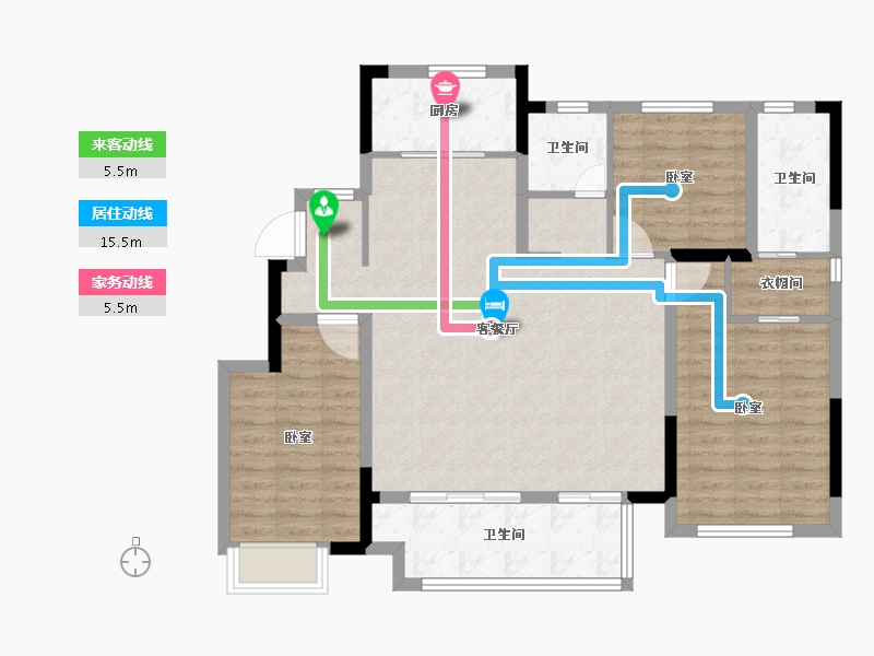 安徽省-芜湖市-繁昌大发融悦东方-102.00-户型库-动静线