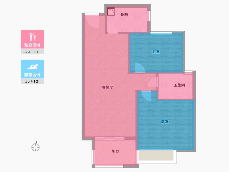 安徽省-合肥市-大富鸿学府-68.00-户型库-动静分区