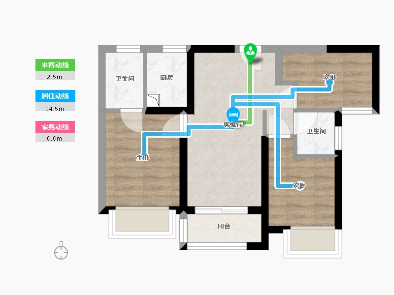 福建省-厦门市-前海湾-43.92-户型库-动静线