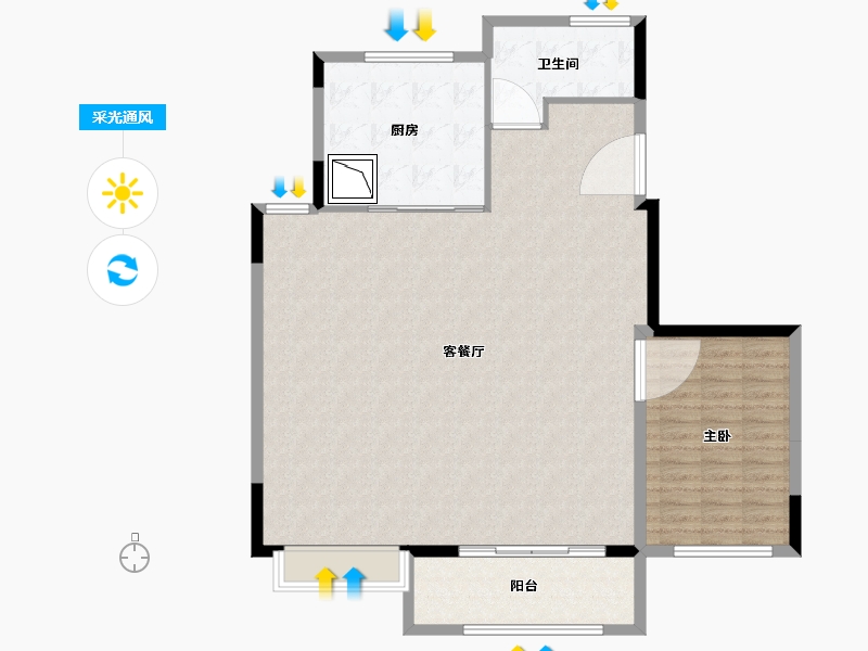 福建省-厦门市-前海湾-124.01-户型库-采光通风