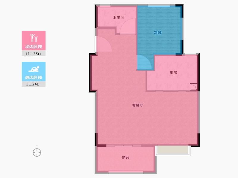 福建省-厦门市-前海湾-123.59-户型库-动静分区