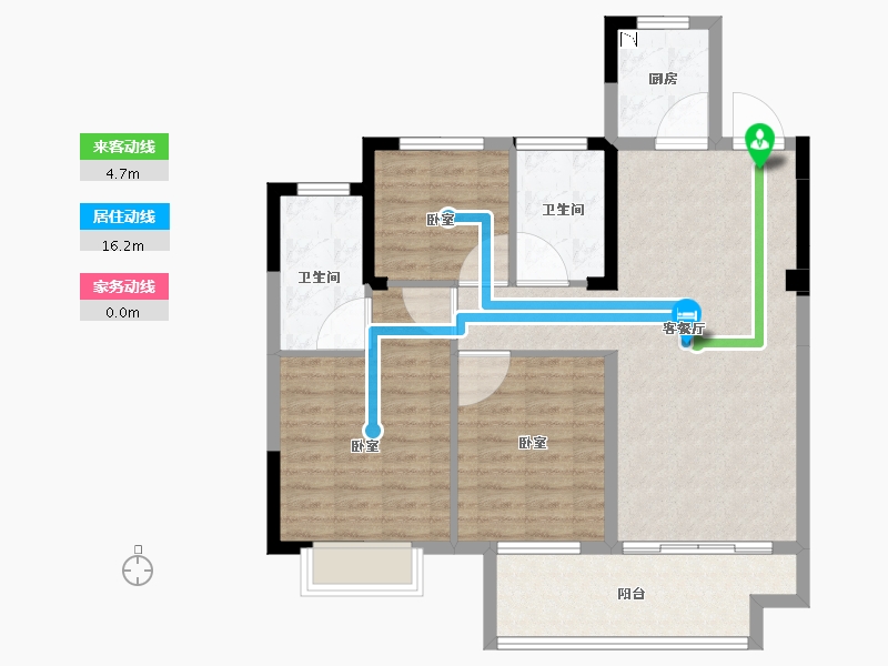 浙江省-丽水市-华融龙璟台-90.01-户型库-动静线