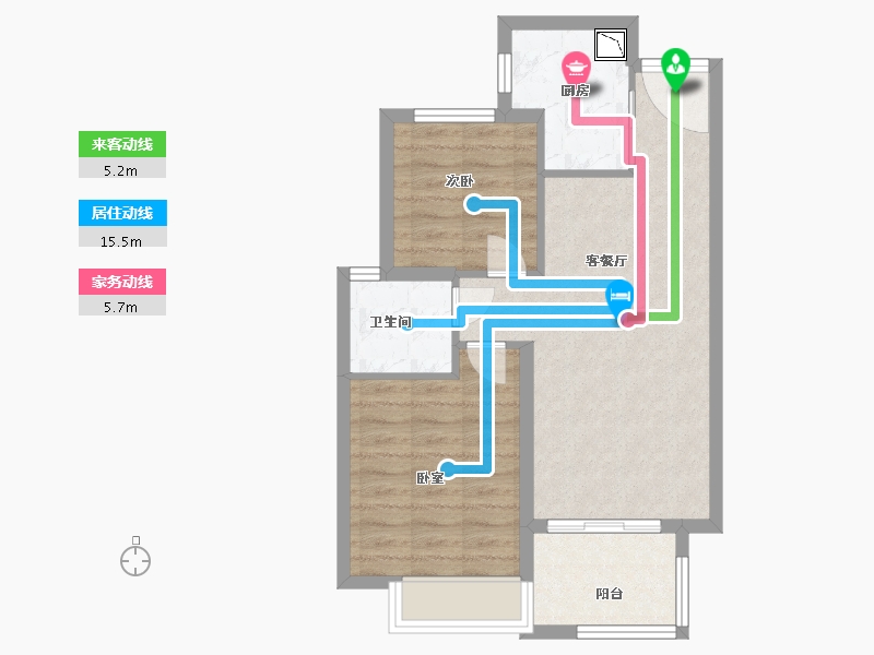 安徽省-合肥市-大富鸿学府-60.00-户型库-动静线