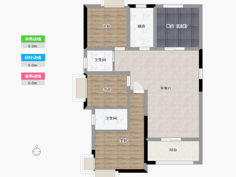 江西省-南昌市-美高东郊紫园-89.15-户型库-动静线