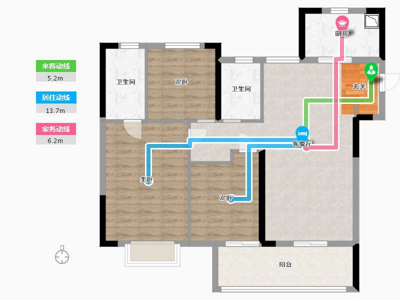 江西省-九江市-保利·庐山林语-97.30-户型库-动静线