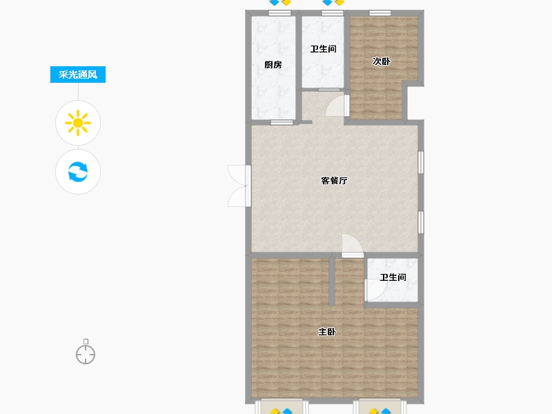 山东省-青岛市-OcenaWe国际海洋工坊-122.01-户型库-采光通风