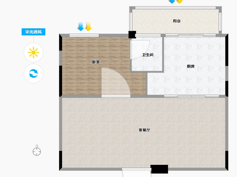 浙江省-金华市-联利江南里-182.00-户型库-采光通风