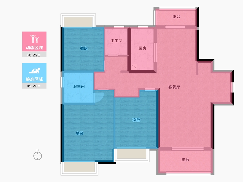 江西省-南昌市-新力尊园-100.00-户型库-动静分区