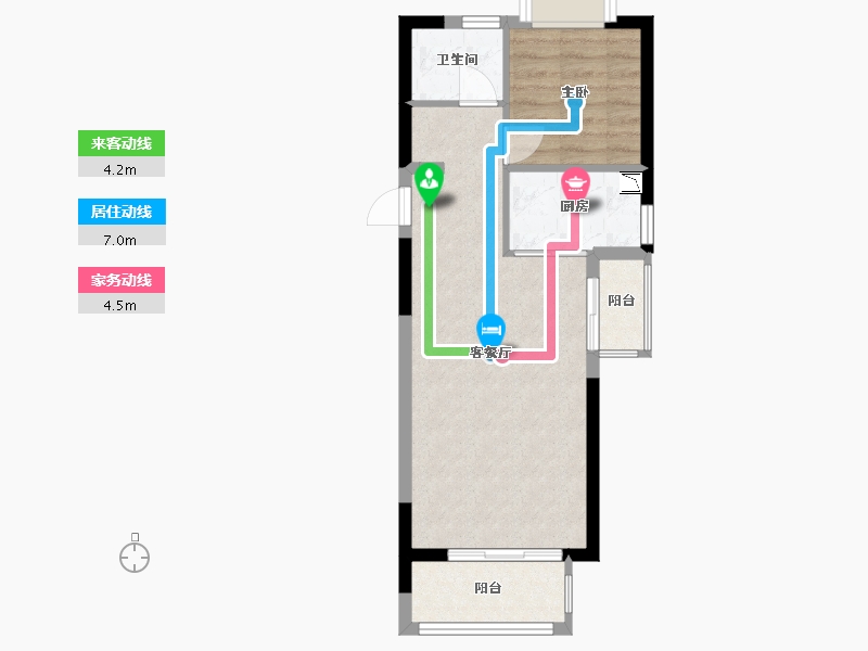 福建省-厦门市-禹洲联发璟阅城（学府1号）-49.84-户型库-动静线