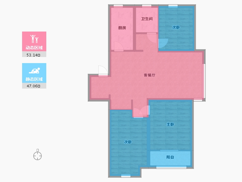 山东省-青岛市-中建锦绣城-90.00-户型库-动静分区