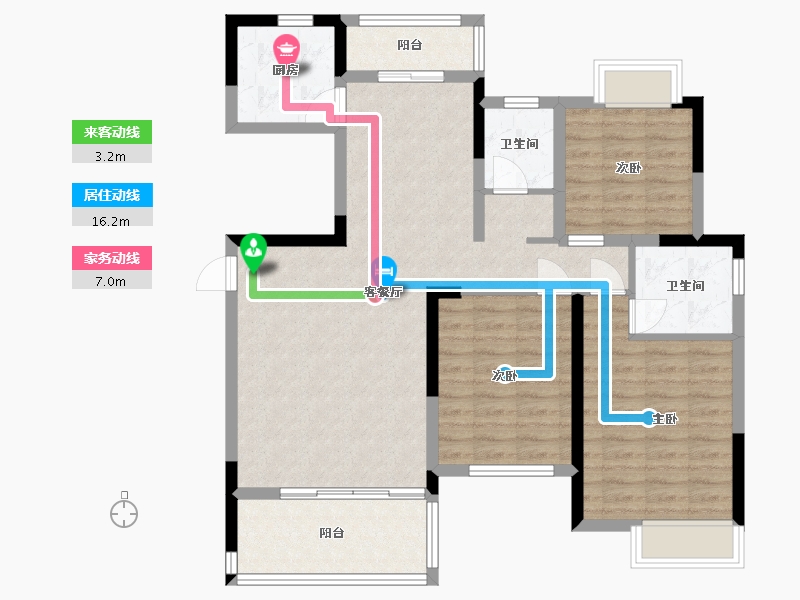 江西省-吉安市-庐陵·泰发茗城-99.20-户型库-动静线