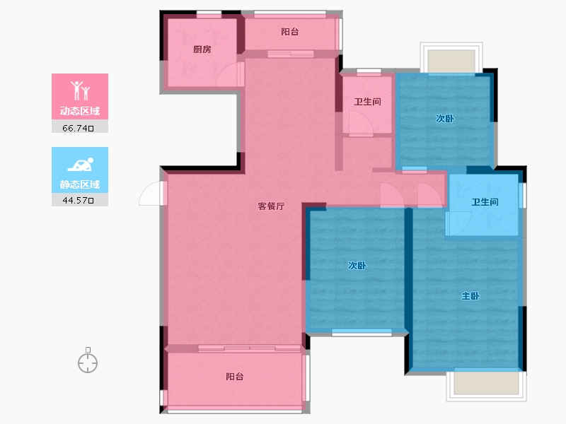 江西省-吉安市-庐陵·泰发茗城-99.20-户型库-动静分区