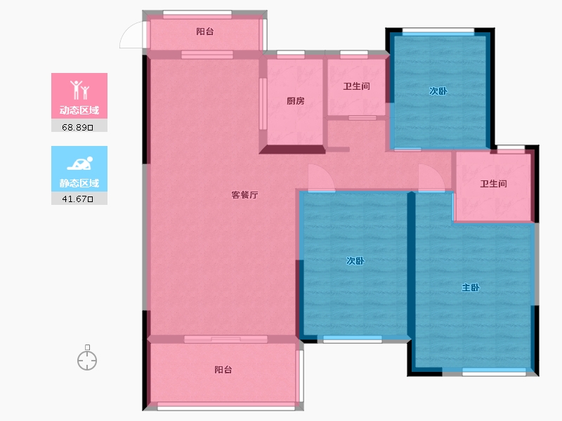 江西省-吉安市-庐陵·泰发茗城-99.20-户型库-动静分区