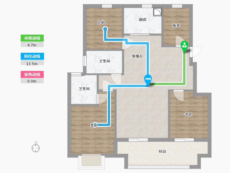 江西省-南昌市-国贸凤凰原-87.00-户型库-动静线