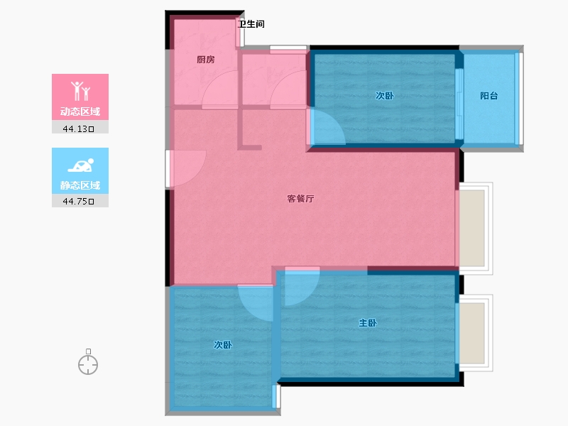 福建省-南平市-太阳名郡-79.99-户型库-动静分区