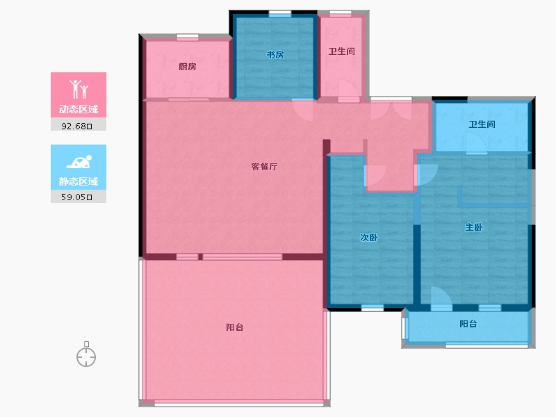 山东省-青岛市-信联天地-137.00-户型库-动静分区