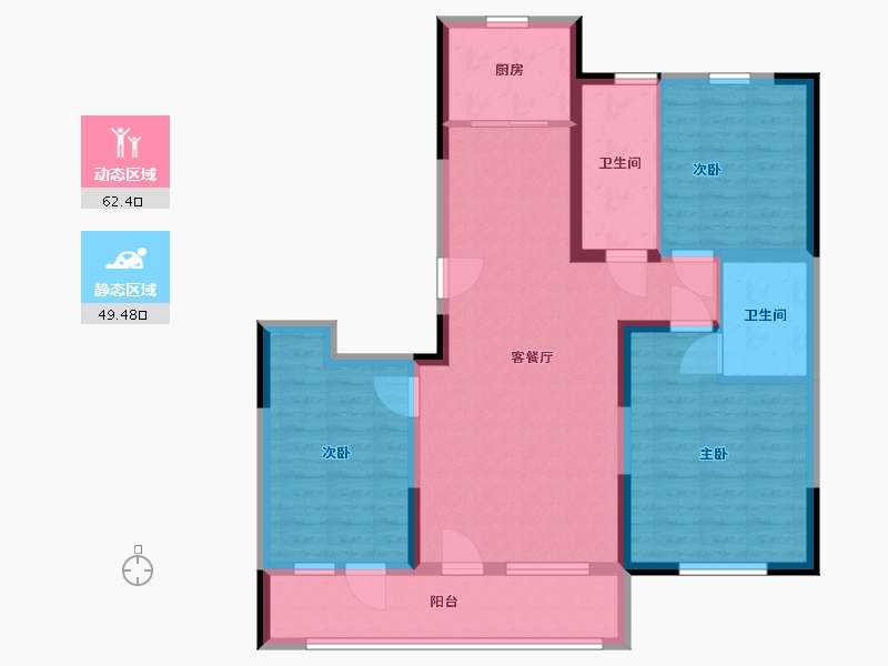 山东省-青岛市-麗山国际-100.00-户型库-动静分区