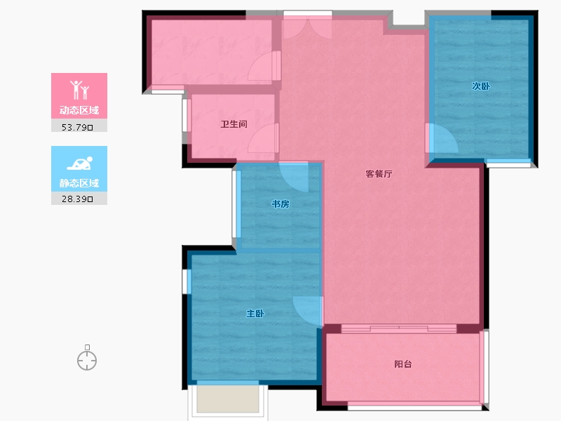 福建省-南平市-正达U活街-74.00-户型库-动静分区