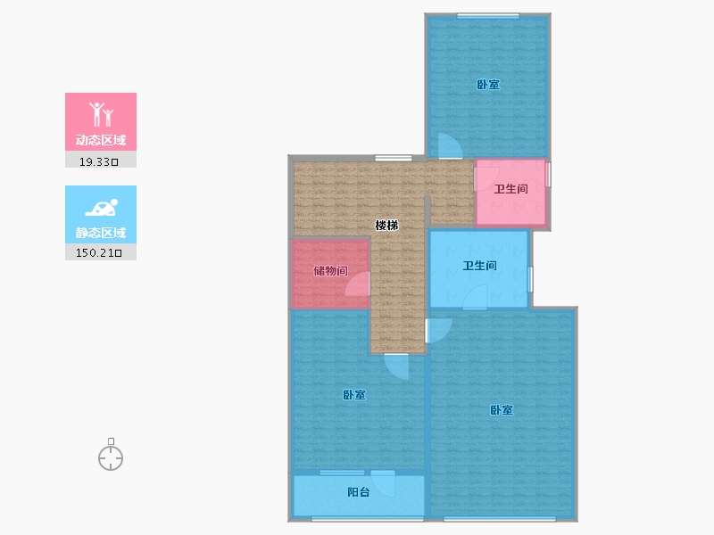 山东省-济南市-中海云麓公馆-192.01-户型库-动静分区