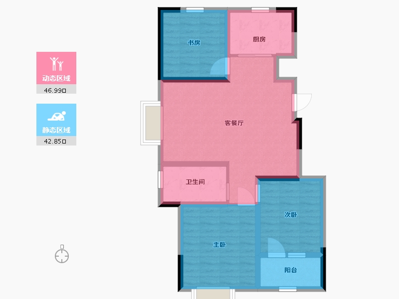 山东省-青岛市-青铁香溪地-80.00-户型库-动静分区