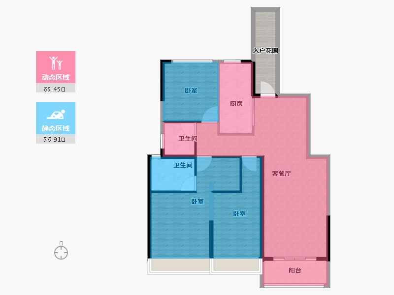 河南省-郑州市-银基国际旅游度假区-117.34-户型库-动静分区