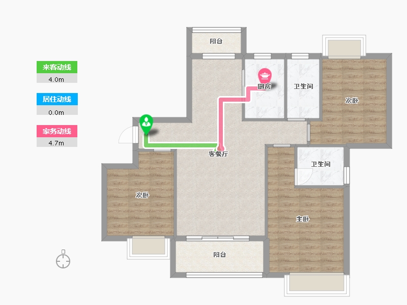 江西省-吉安市-宜家学苑-92.01-户型库-动静线