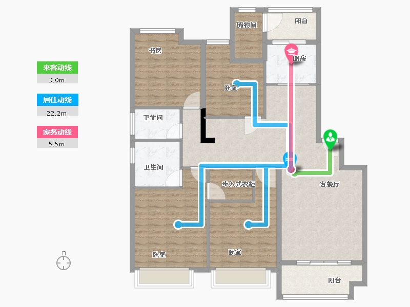 河南省-郑州市-御品蔚来云城-134.00-户型库-动静线