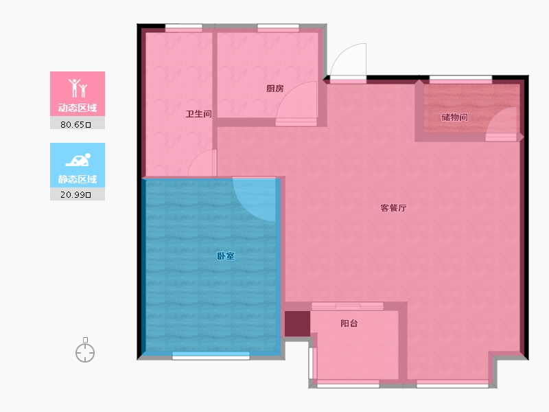 福建省-莆田市-天辉·悦府-91.98-户型库-动静分区