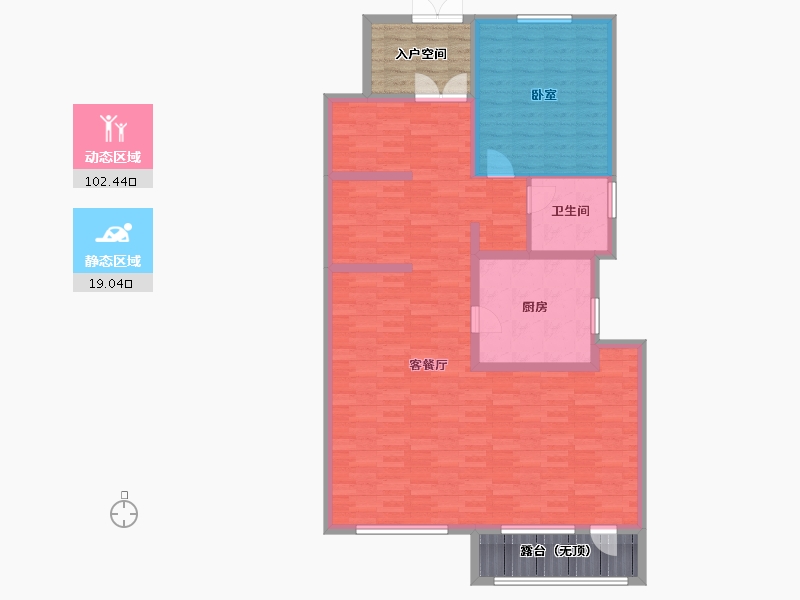 山东省-济南市-中海云麓公馆-123.99-户型库-动静分区