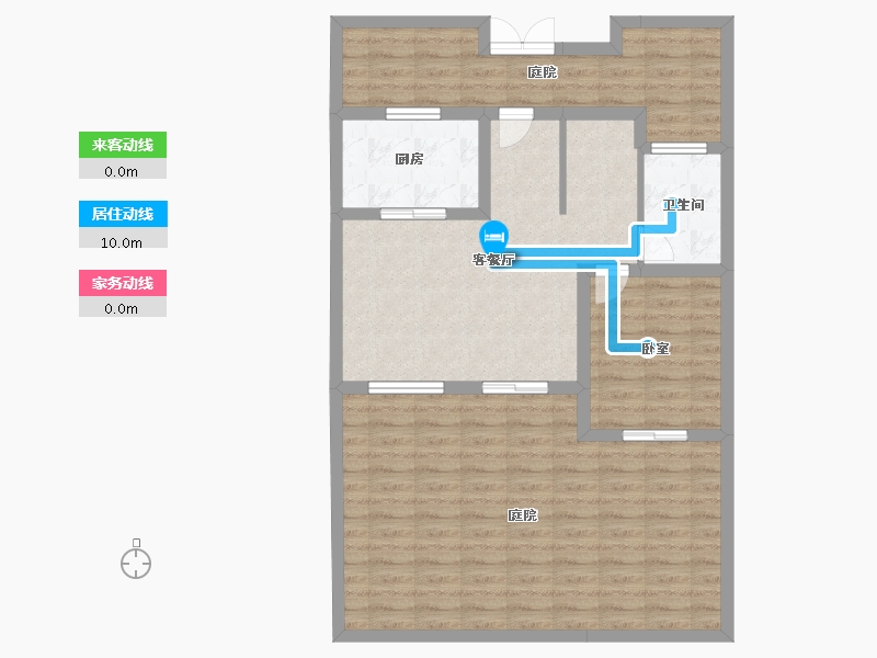 山东省-济南市-绿地雪莱小镇-94.00-户型库-动静线