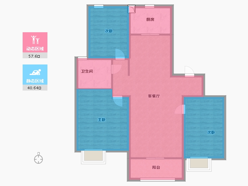 山东省-青岛市-中建锦绣城-88.00-户型库-动静分区