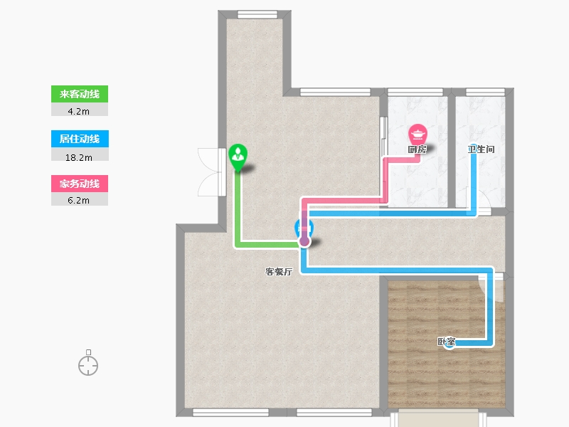 山东省-滨州市-悦溪花城-91.88-户型库-动静线