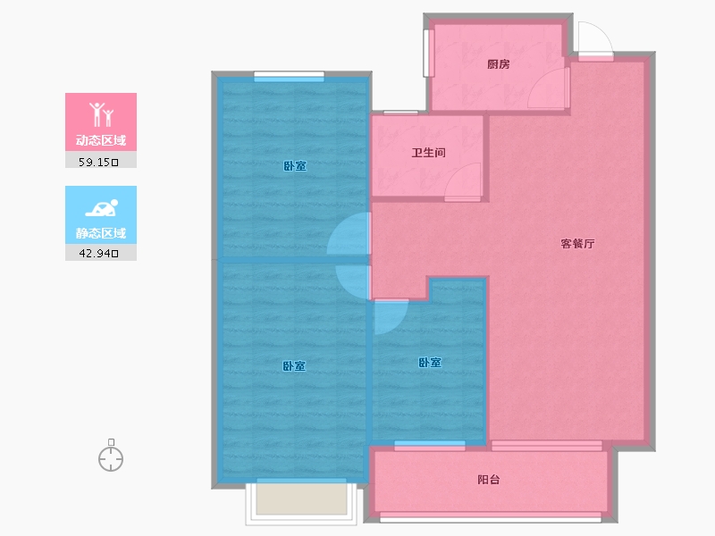 河南省-安阳市-利源迎宾壹号-93.00-户型库-动静分区