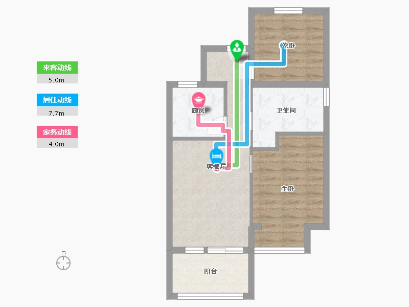 江西省-宜春市-月之泉-53.30-户型库-动静线