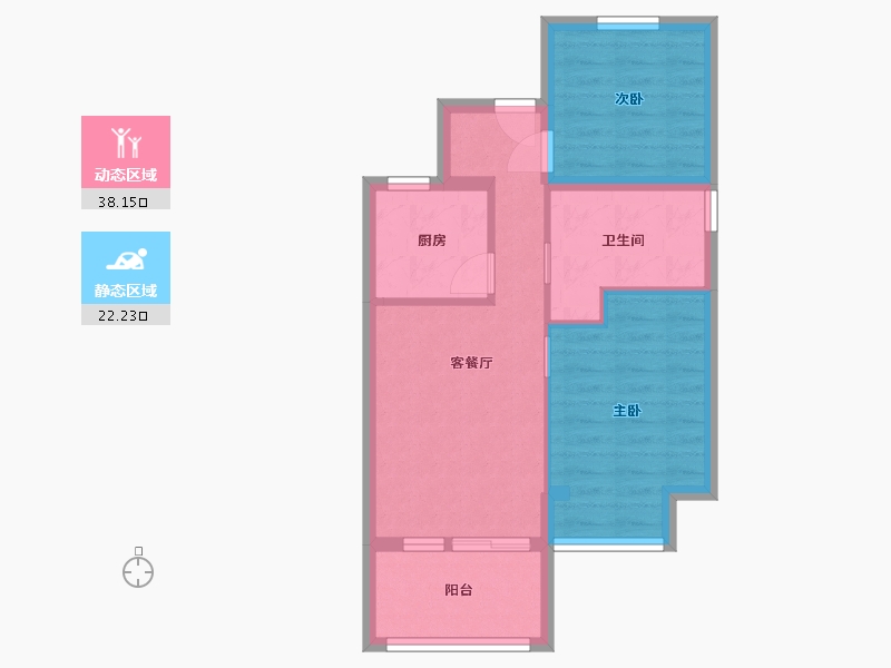 江西省-宜春市-月之泉-53.30-户型库-动静分区