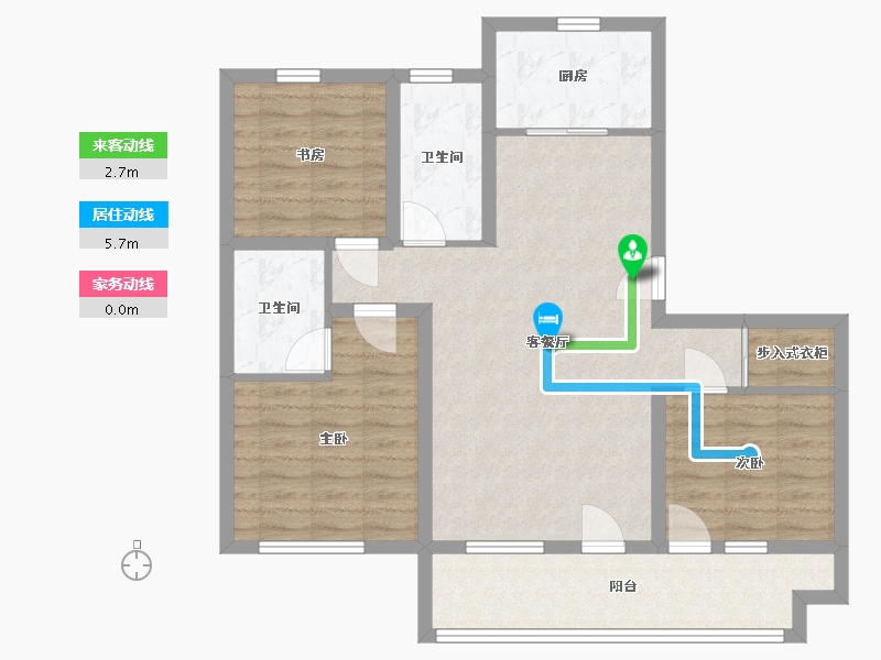 山东省-青岛市-盛华海语树-88.00-户型库-动静线