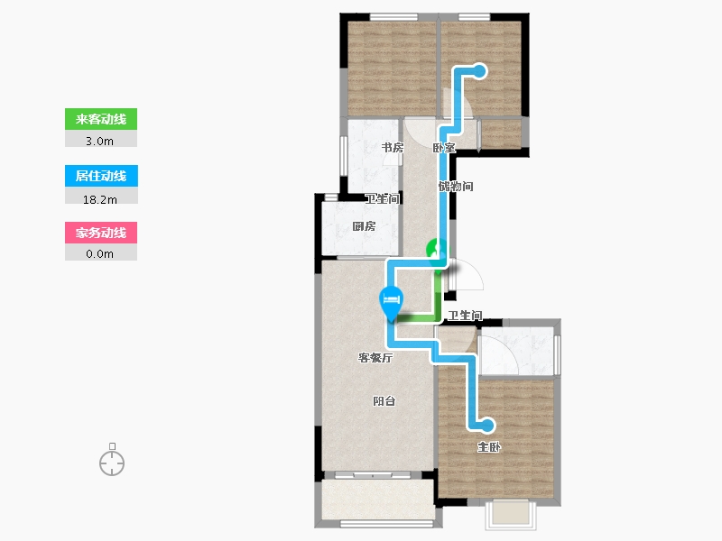 河南省-洛阳市-现代森林国际城-95.30-户型库-动静线