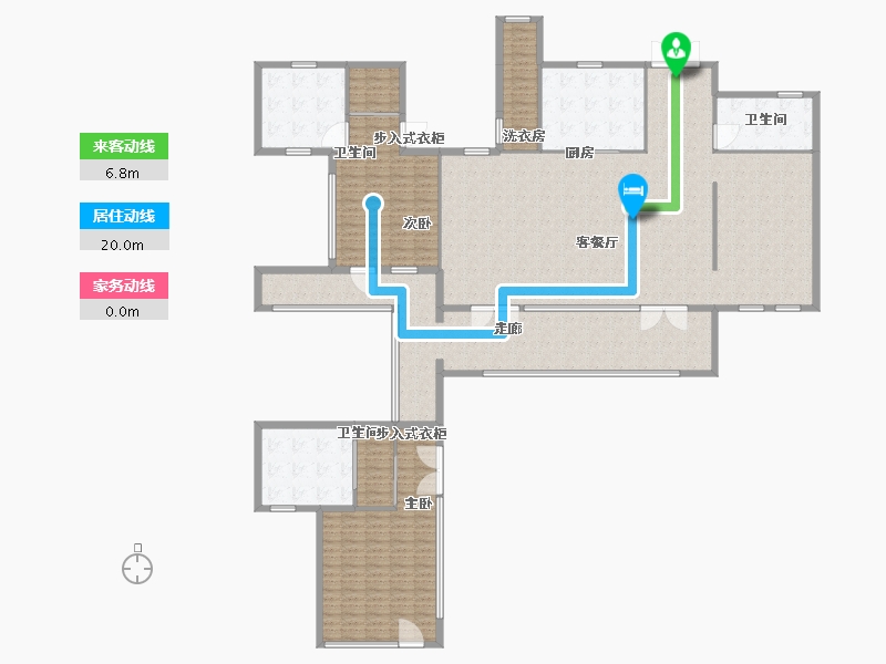 山东省-青岛市-东方小镇点星谷-253.01-户型库-动静线