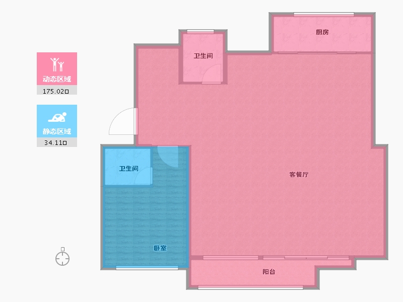 河南省-郑州市-建业新筑-197.06-户型库-动静分区