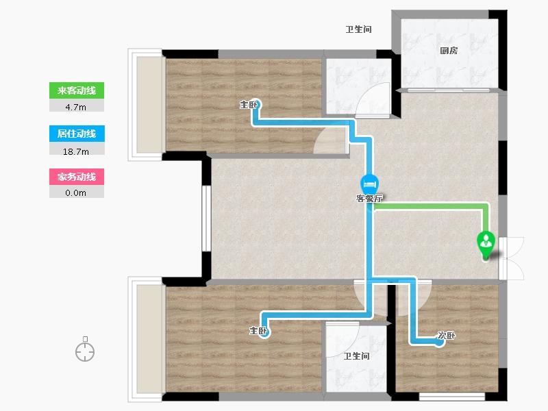 福建省-南平市-绿欧·香槟城-86.28-户型库-动静线