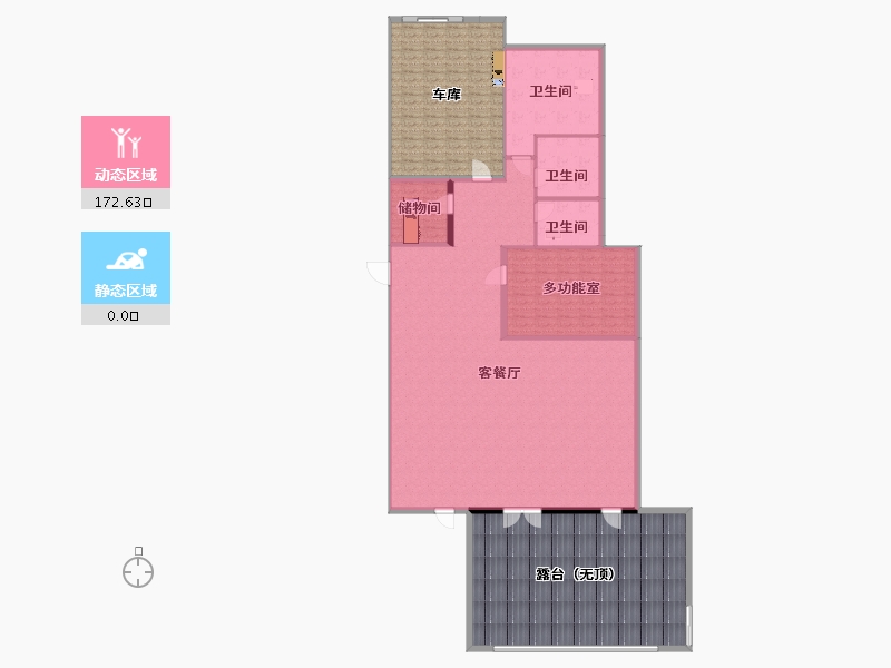 河南省-郑州市-大溪地-249.94-户型库-动静分区