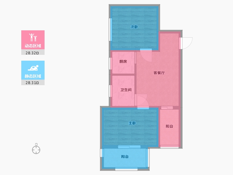 江西省-宜春市-耀安硒源谷-49.60-户型库-动静分区