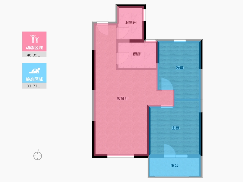 山东省-青岛市-麗山国际-72.00-户型库-动静分区