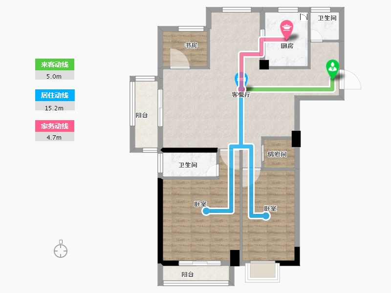 福建省-宁德市-金御尚品-93.00-户型库-动静线