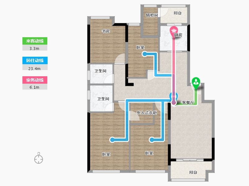 河南省-郑州市-御品蔚来云城-148.00-户型库-动静线