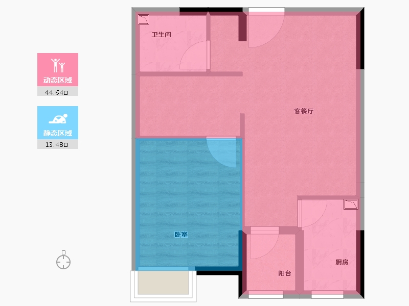 河南省-郑州市-御品蔚来云城-52.00-户型库-动静分区