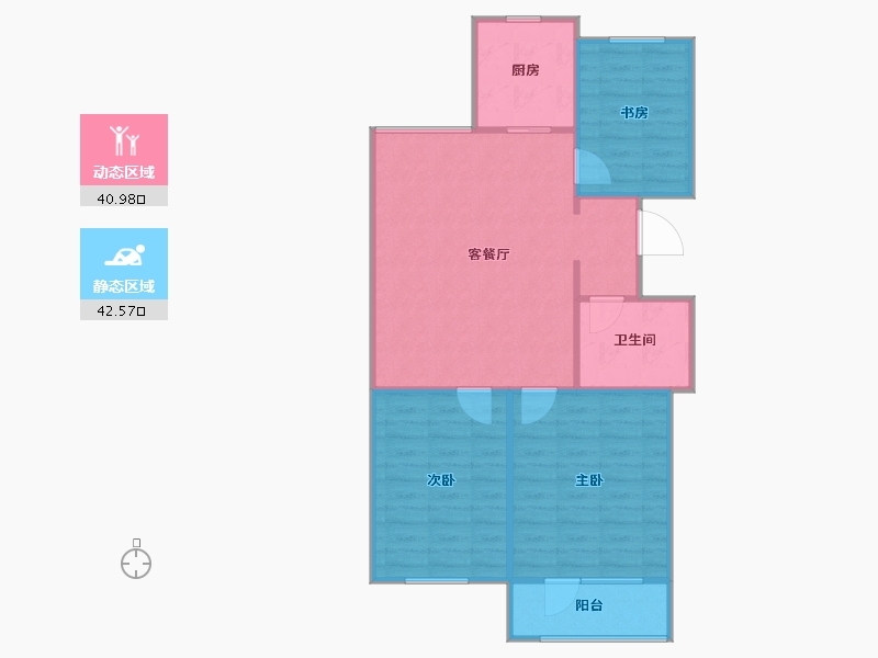 山东省-烟台市-鑫发小区东区-78.54-户型库-动静分区